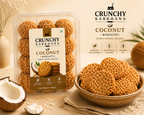 Crunchy Karkhana Coconut Biscuits | Crispy Coconut Cookies.