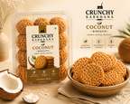 Crunchy Karkhana Coconut Biscuits | Crispy Coconut Cookies.