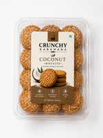 Crunchy Karkhana Coconut Biscuits | Crispy Coconut Cookies.